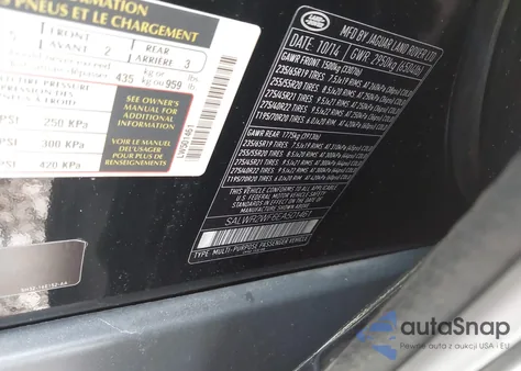 2014 Land Rover Range Rover Sport 3.0L V6 Supercharged Hse z USA, uszkodzony, nr VIN SALWR2WF6EA501461